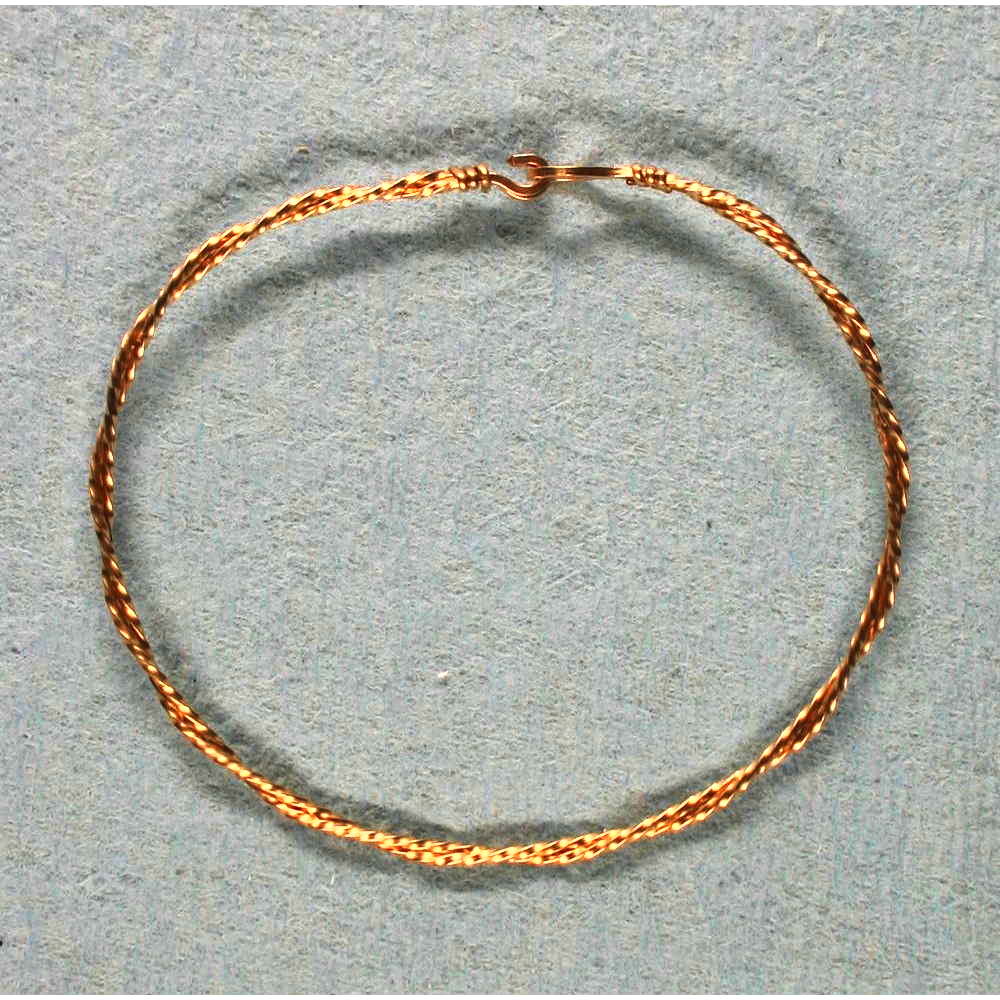 Bangle Two Strand Rolled Gold 001Image with link to high resolution version